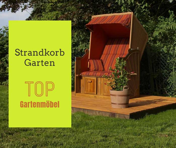 Strandkorb für den Garten