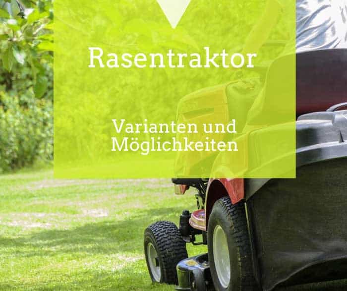 Ein Rasentraktor für sehr große Rasenflächen