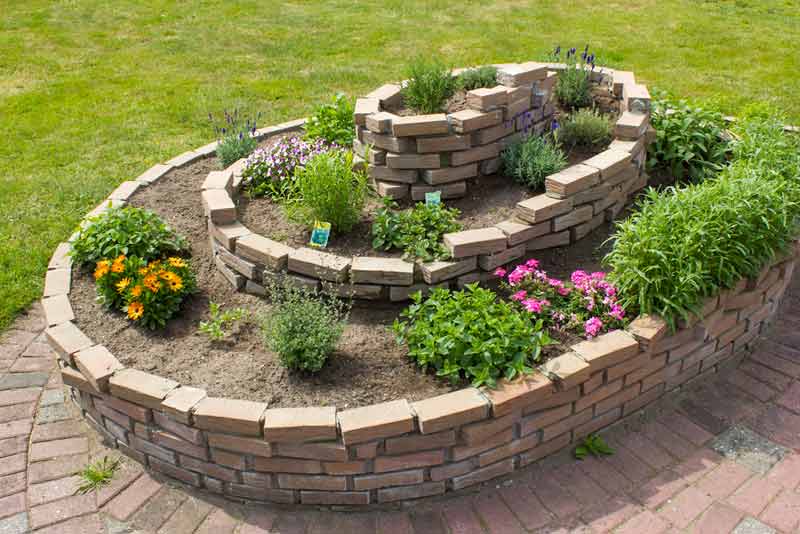 Kräuterspirale ☀+++ 2025 Garten Themenguide