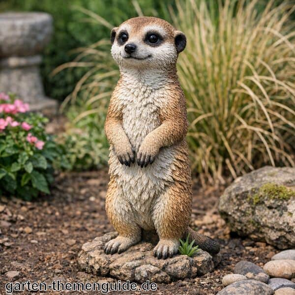 Gartenfigur Erdmännchen für den Garten
