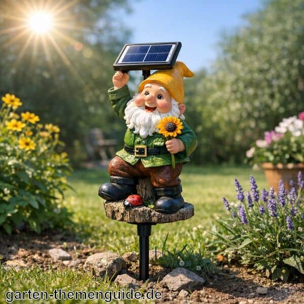 Solarfigur für den Garten