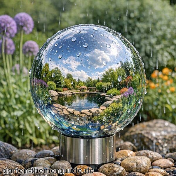 Gartenkugel Glas für den Garten