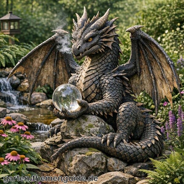 Gartenfigur Drache für den Garten