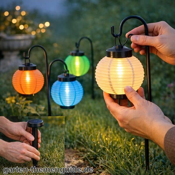 LED Lampions für den Garten