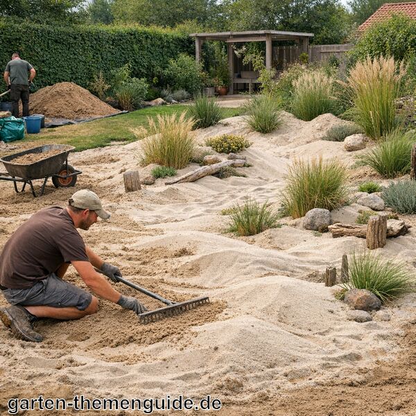 Dünenlandschaft im Garten anlegen