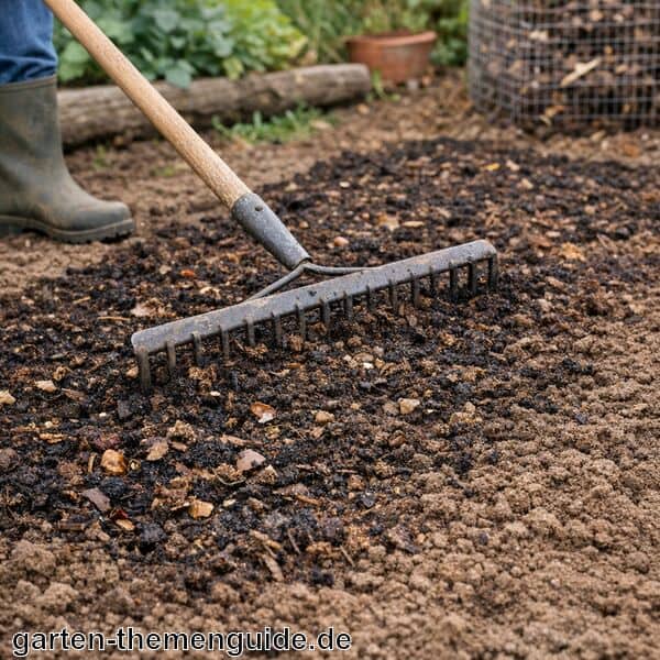 Kompost einarbeiten ohne Umgraben