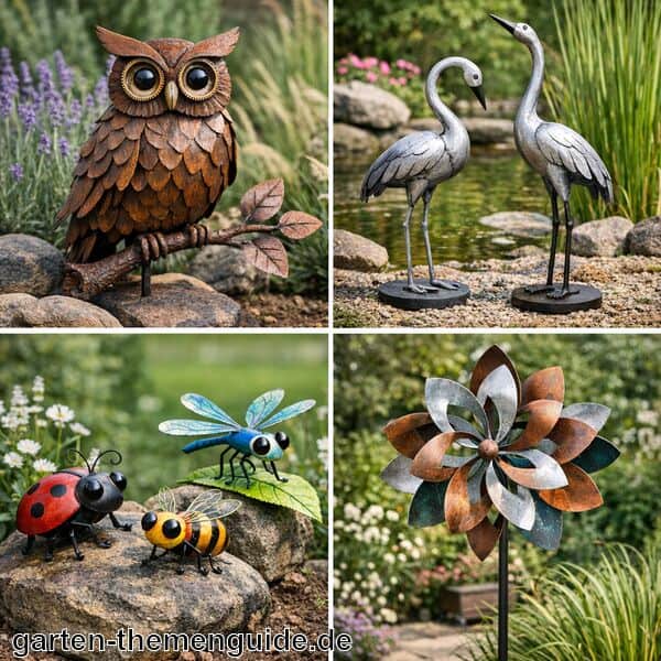 Gartenfiguren Metall für den Garten