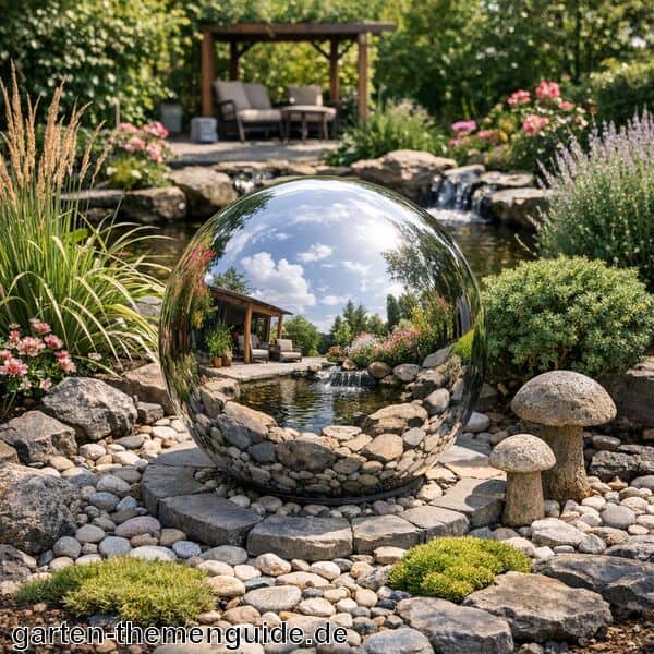 Gartenkugel für den Garten