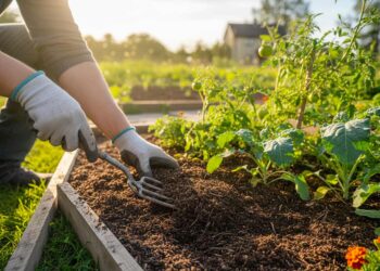 Kompost einarbeiten ohne Umgraben