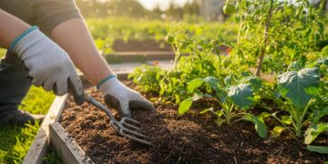 Kompost einarbeiten ohne Umgraben