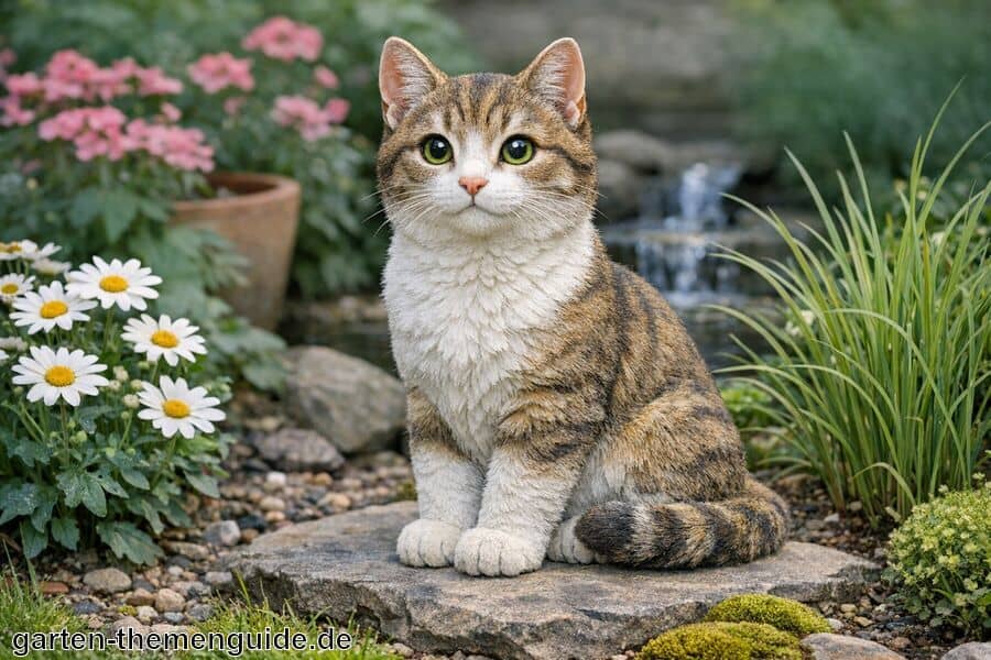 Gartenfigur Katze für den Garten Gartenfigur Katze für den Garten