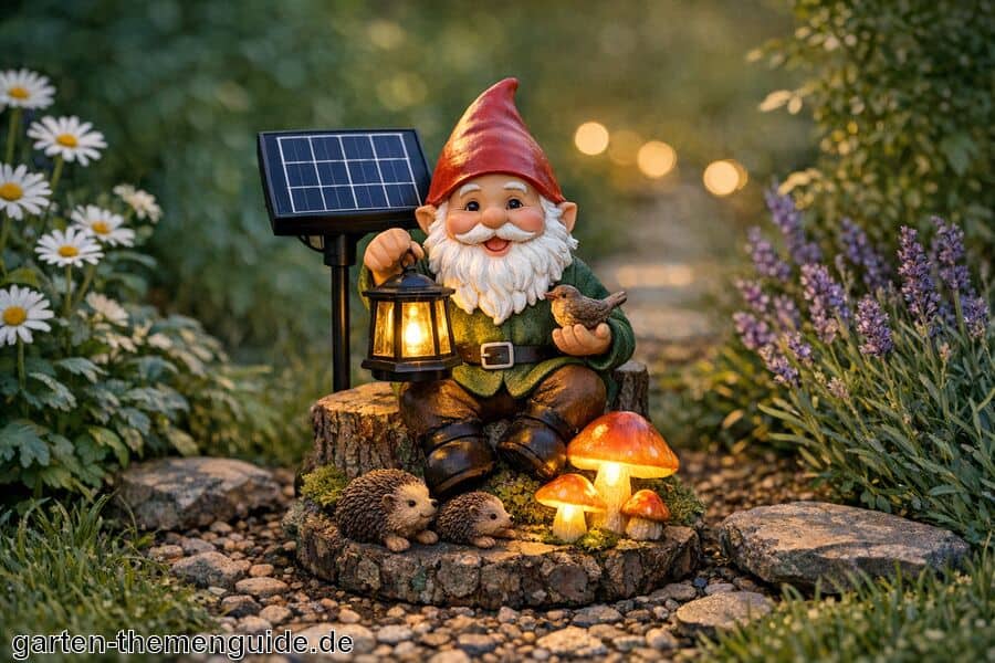 Solarfigur für den Garten