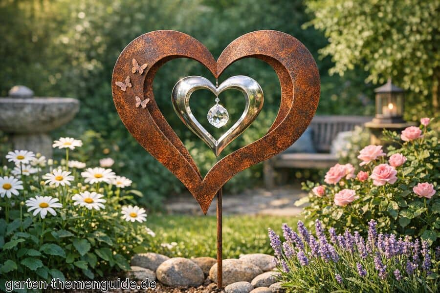 Gartendeko Herz für den Garten