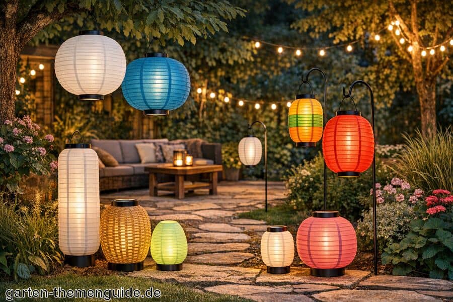 Lampion LED für den Garten