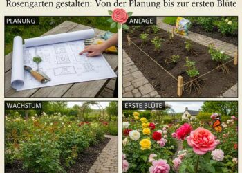 Rosengarten gestalten: Von der Planung bis zur ersten Blüte